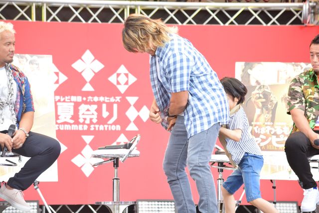 棚橋弘至が悪役覆面レスラー＆寺田心が息子役！『パパはわるものチャンピオン』イベント（10枚目）