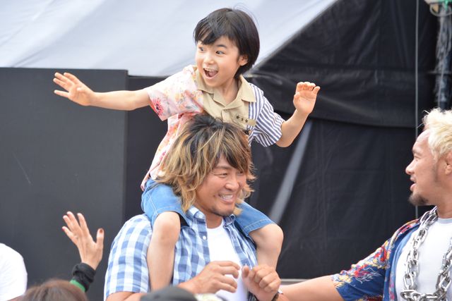 棚橋弘至が悪役覆面レスラー＆寺田心が息子役！『パパはわるものチャンピオン』イベント（14枚目）