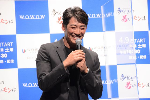 反町隆史、福原遥、中村海人が登壇！「WOWOWオリジナルドラマ 今どきの若いモンは」完成報告会（10枚目）