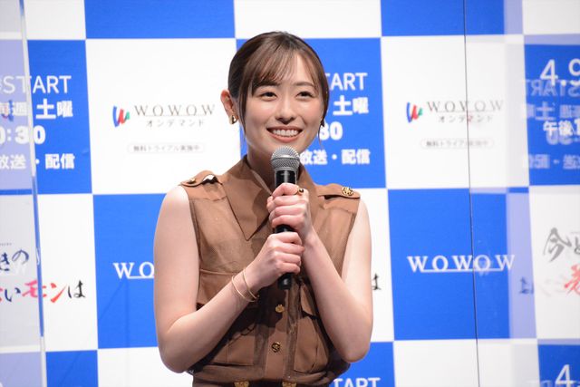 反町隆史、福原遥、中村海人が登壇！「WOWOWオリジナルドラマ 今どきの若いモンは」完成報告会（15枚目）