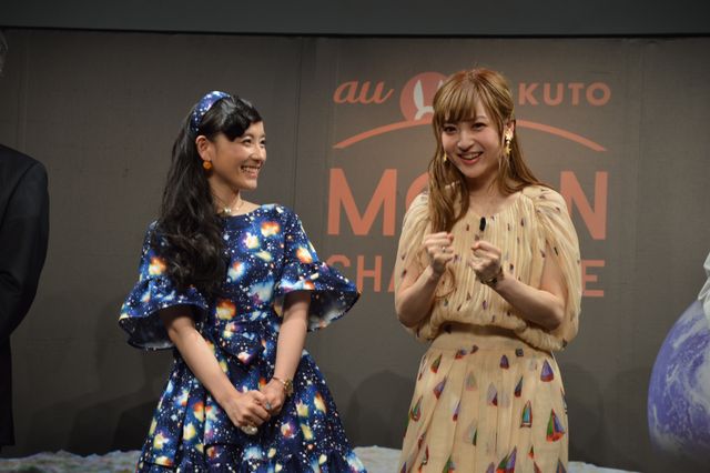 神田沙也加＆篠原ともえ、宇宙ファッションで日本の月面レースを応援！フォトギャラリー（13枚目）