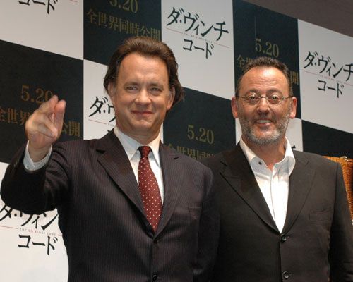 『ダ・ヴィンチ・コード』トム・ハンクス、ジャン・レノ記者会見