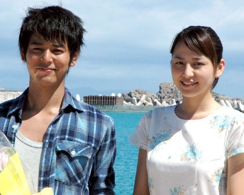 『涙そうそう』長澤まさみ、妻夫木聡、撮影現場(沖縄)クランクアップ取材