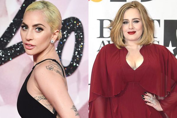 レディー・ガガ、アデル