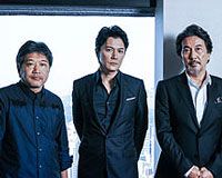 福山雅治&役所広司&是枝裕和監督