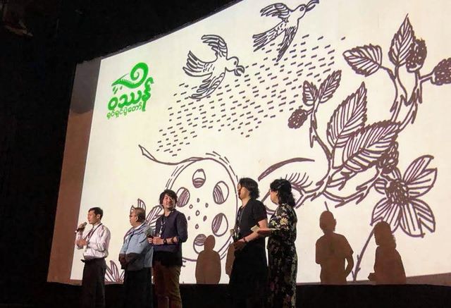 ワッタン映画祭での舞台挨拶の様子