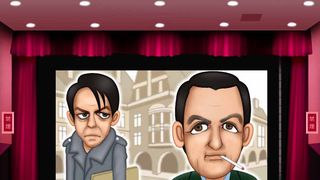 餃子の街のレトロモダンな映画ビル