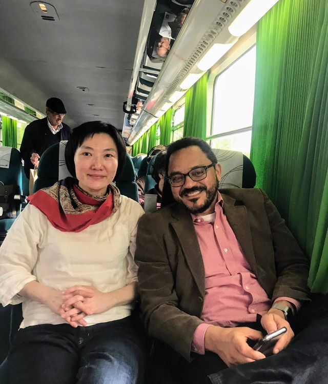 マルコス・コロン監督とごあいさつ