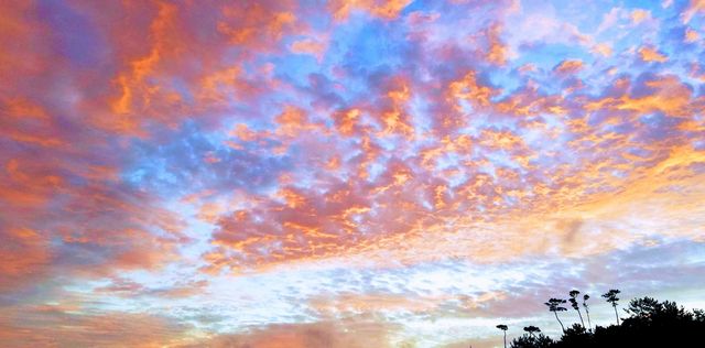 名護の夕日