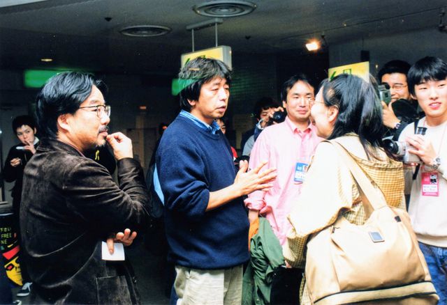 安岡卓治プロデューサー、森達也監督、松江哲明監督