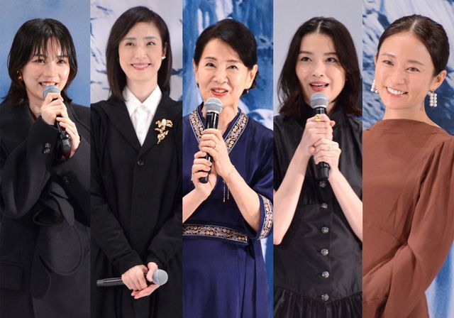 美の競演！吉永小百合、天海祐希、のん、木村文乃、茅島みずきら『てっぺんの向こうにあなたがいる』完成披露舞台挨拶：フォトギャラリー