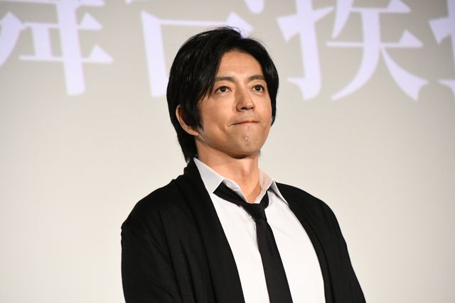 山崎賢人、涙止まらない舞台挨拶　大沢たかおと『キングダム　運命の炎』大ヒット御礼イベント（13枚目）