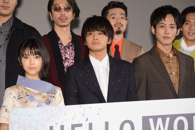 北村匠海×松坂桃李×浜辺美波『HELLO WORLD』プロジェクト始動イベント（14枚目）