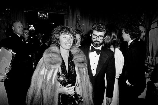 1978年のアカデミー賞授賞式会場でのマーシア・ルーカスさん＆ジョージ・ルーカス監督