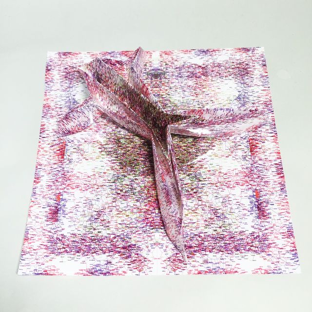 解析図柄の迫力…ライトアップしてみたい！「シン・オリガミ」【フォトギャラリー】（2枚目）