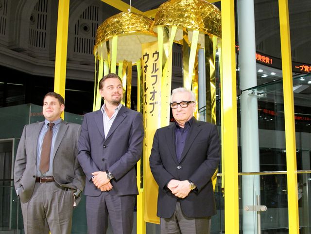 来日中のディカプリオら東証で会見！写真ギャラリー：フォトギャラリー