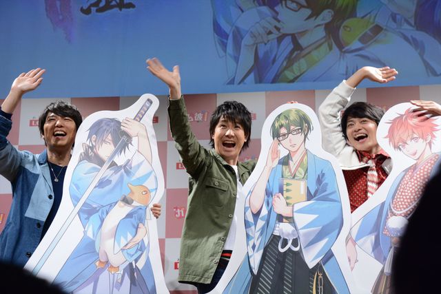 下野紘は即興ソングを3曲披露＆梶裕貴からのコメントも！神谷浩史、鈴村健一のラジオ「ガム彼！新撰組弥生編 ～春が来ても離さない～」公開収録フォトギャラリー（22枚目）