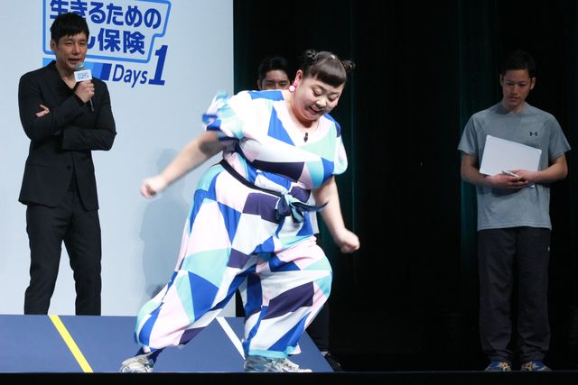櫻井翔、反復横跳びチャレンジ！アフラック＜生きるためのがん保険 Days1＞新商品発表会（8枚目）