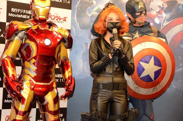 ざわちん、ダチョウ倶楽部が登場！映画『アベンジャーズ／エイジ・オブ・ウルトロン』のMovieNEX発売記念イベント写真ギャラリー（9枚目）