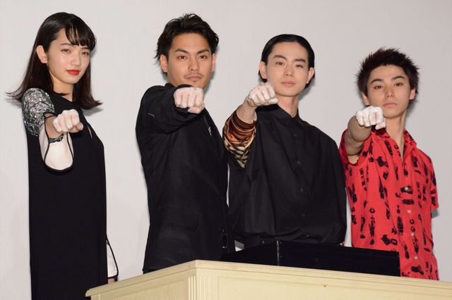 柳楽優弥、菅田将暉、小松菜奈、村上虹郎！『ディストラクション・ベイビーズ』完成披露フォトギャラリー！：フォトギャラリー