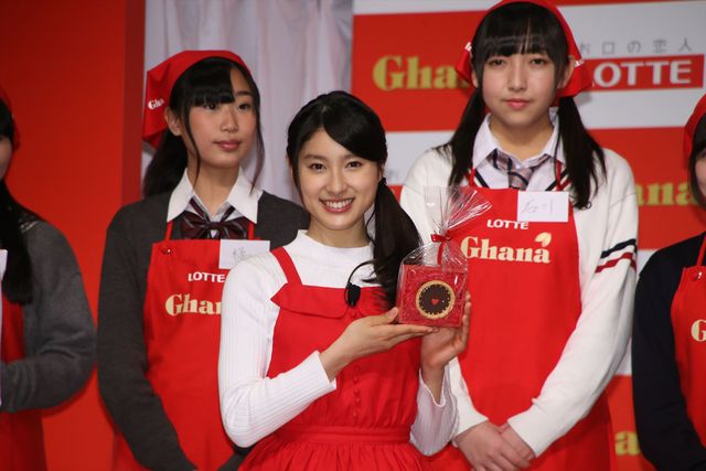 広瀬すず、土屋太鳳、松井愛莉がお菓子づくり！ロッテ「初チョコ女子とつくる　手作りガーナバレンタイン教室」イベント ギャラリー（20枚目）