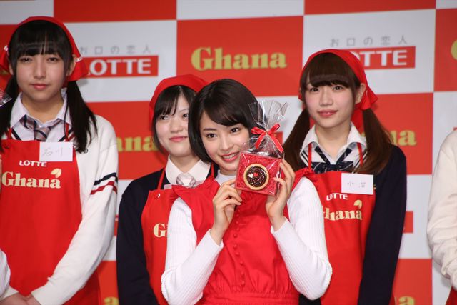 広瀬すず、土屋太鳳、松井愛莉がお菓子づくり！ロッテ「初チョコ女子とつくる　手作りガーナバレンタイン教室」イベント ギャラリー（21枚目）