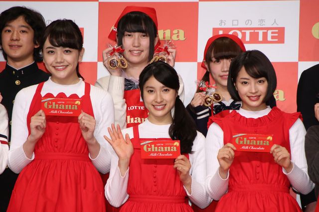 広瀬すず、土屋太鳳、松井愛莉がお菓子づくり！ロッテ「初チョコ女子とつくる　手作りガーナバレンタイン教室」イベント ギャラリー（29枚目）