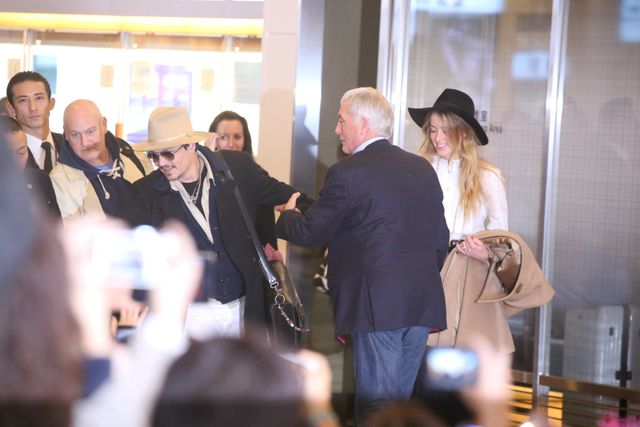 ジョニー・デップ、アンバー・ハードと来日！フォトギャラリー（2枚目）