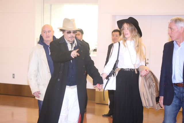 ジョニー・デップ、アンバー・ハードと来日！フォトギャラリー（4枚目）