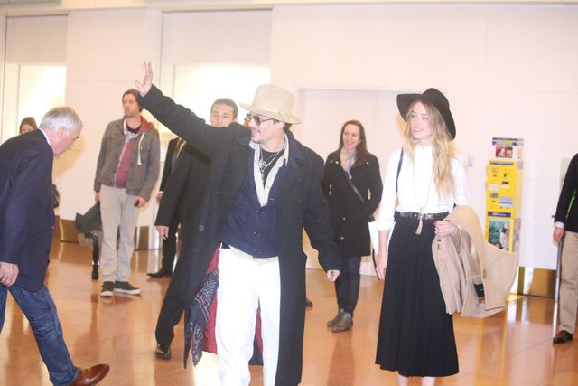 ジョニー・デップ、アンバー・ハードと来日！フォトギャラリー（7枚目）