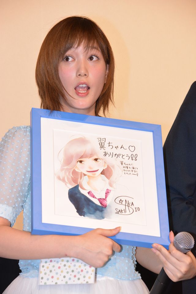 本田翼、感動演出にもマイペース！映画『アオハライド』初日舞台あいさつ【フォトギャラリー】：フォトギャラリー