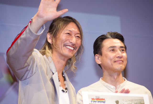 息ぴったりの萩野崇と相澤一成