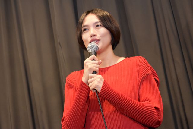 臼田あさ美、太賀、オダギリジョー出席！『南瓜とマヨネーズ』初日舞台あいさつ（4枚目）