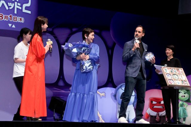 大竹しのぶ＆多部未華子『インサイド・ヘッド2』来日イベントでピクサー重鎮と対面（3枚目）
