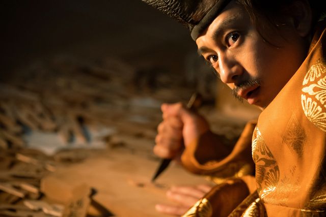 伊周、発狂！渾身の呪詛シーン「光る君へ」第38回場面写真（3枚目）