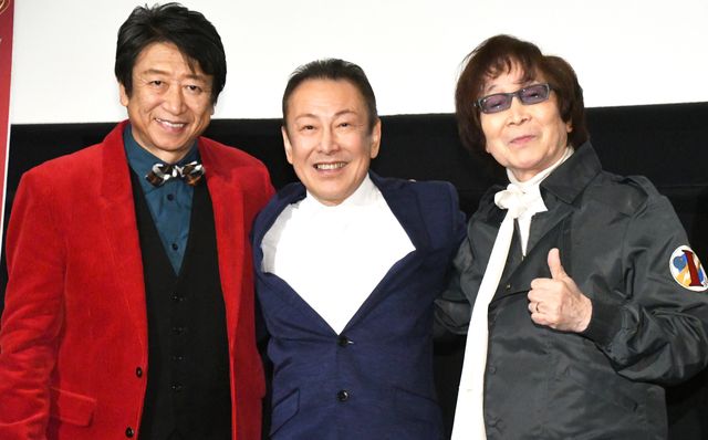 「銀河英雄伝説」イッキ見イベントに出席した井上和彦、堀川りょう、古川登志夫