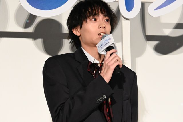 安斉星来が背中ざっくり！道枝駿佑・水沢林太郎『うるわしの宵の月』初日舞台挨拶の様子（9枚目）