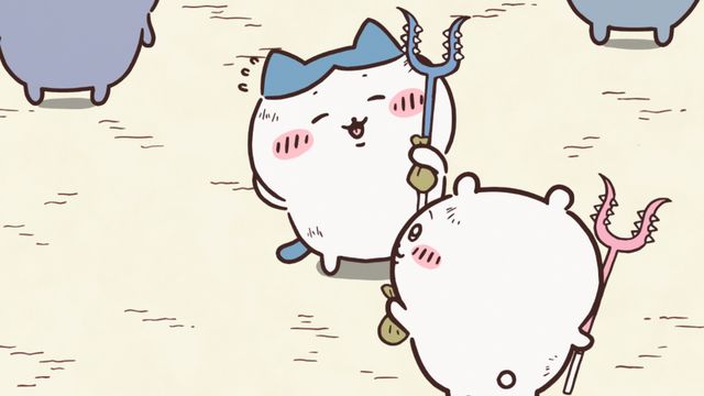 討伐に挑戦！アニメ「ちいかわ」場面カットほか：フォトギャラリー