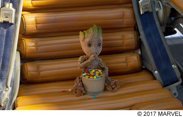 『ガーディアンズ・オブ・ギャラクシー』ベビー・グルートが人力車で出発!?（4枚目）