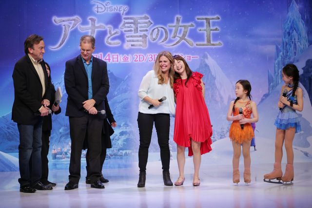 本田望結・紗来姉妹がスケーティング披露!『アナと雪の女王』来日会見フォトギャラリー