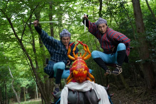 最強の敵オイランダは元宝塚・陽月華！Vシネ『忍風戦隊ハリケンジャー20th』場面写真（5枚目）