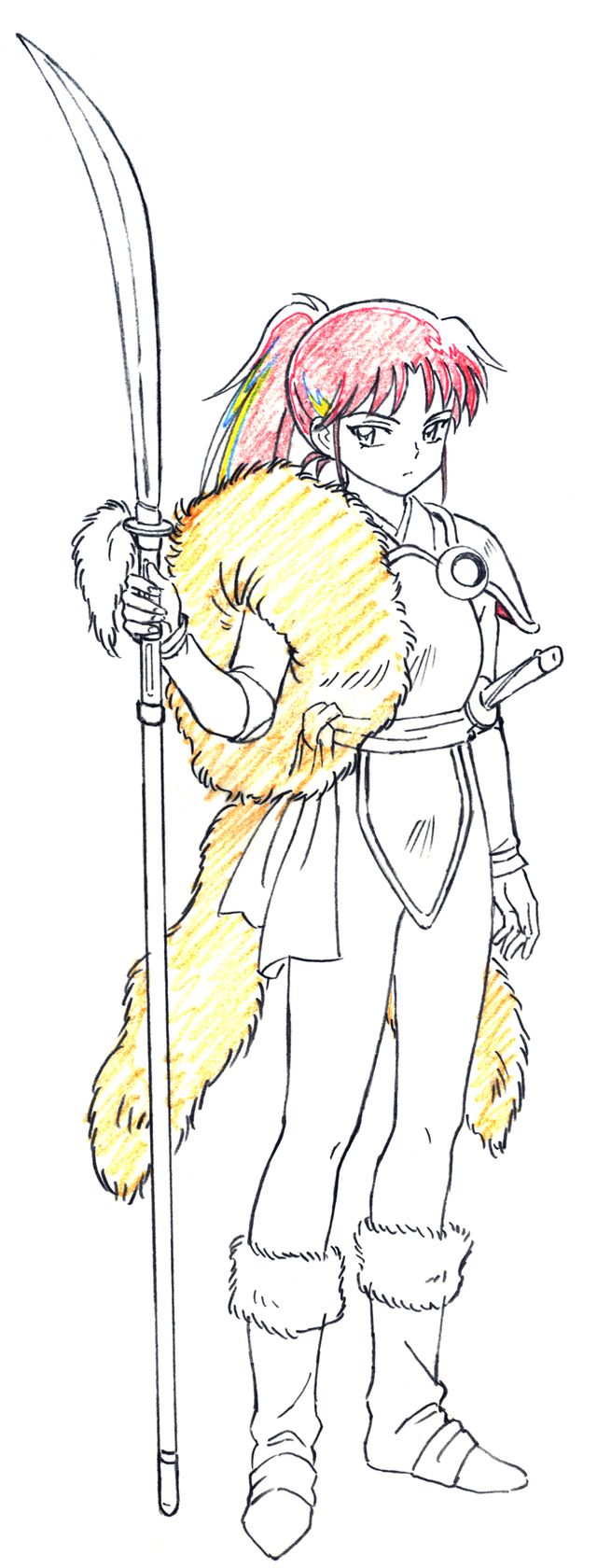 アニメ「半妖の夜叉姫」殺生丸・犬夜叉の娘たち！メインキャラクター設定画（4枚目）