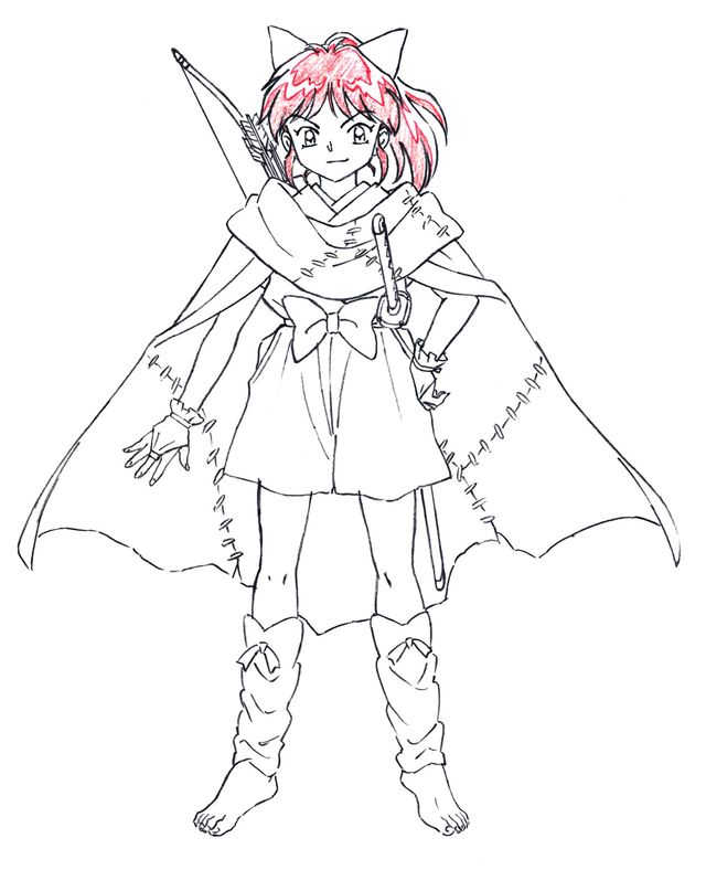 アニメ「半妖の夜叉姫」殺生丸・犬夜叉の娘たち！メインキャラクター設定画（7枚目）