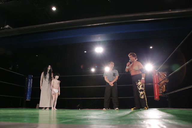 伽椰子と天龍源一郎がリングでバトル！『呪怨　－ザ・ファイナル－』公開直前イベント（6枚目）