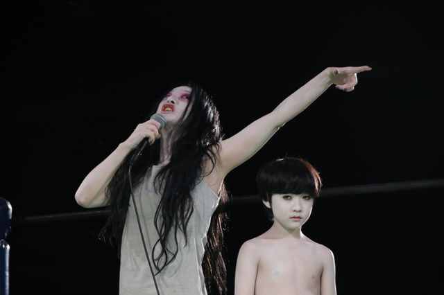 伽椰子と天龍源一郎がリングでバトル！『呪怨　－ザ・ファイナル－』公開直前イベント（7枚目）
