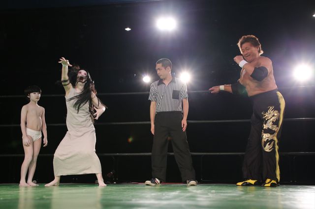 伽椰子と天龍源一郎がリングでバトル！『呪怨　－ザ・ファイナル－』公開直前イベント（8枚目）