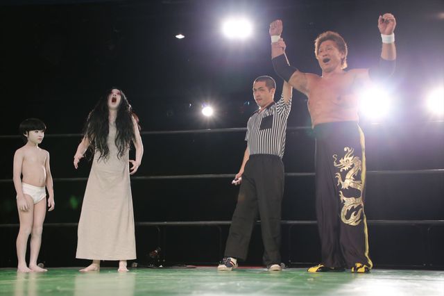伽椰子と天龍源一郎がリングでバトル！『呪怨　－ザ・ファイナル－』公開直前イベント（12枚目）