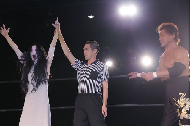 伽椰子と天龍源一郎がリングでバトル！『呪怨　－ザ・ファイナル－』公開直前イベント（22枚目）