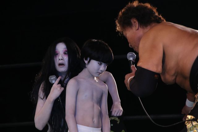 伽椰子と天龍源一郎がリングでバトル！『呪怨　－ザ・ファイナル－』公開直前イベント（34枚目）