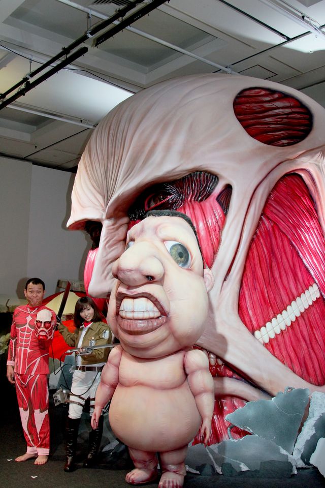 超大型巨人お披露目！「進撃の巨人展」フォトギャラリー（3枚目）